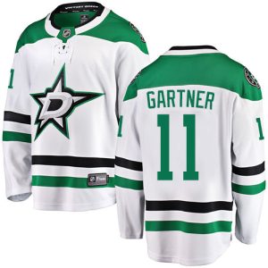 Herren Dallas Stars Eishockey Trikot Mike Gartner #11 Breakaway Weiß Fanatics Branded Auswärts